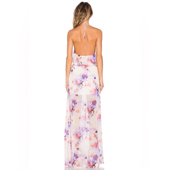 NWT Show Me Your Mumu Heather Halter Maxi in Abria's Floral SIZE XS - Picture 2 of 9